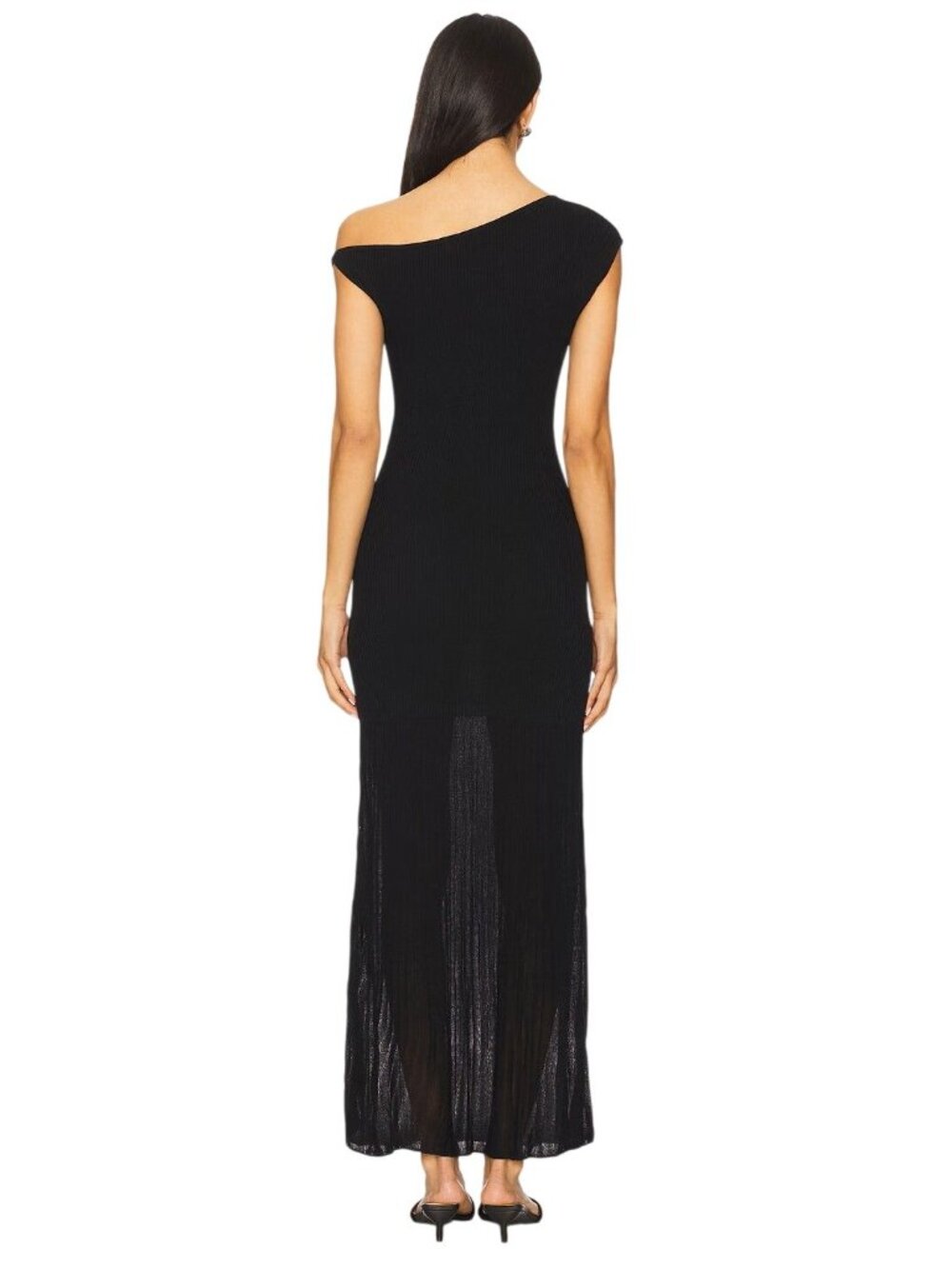 4th & Reckless Nyola Knit Dress in Black XSmall New Womens Maxi Long Gown - Picture 3 of 9